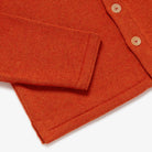 Inis Meáin Alpaca Shirt Jacket in Clementine